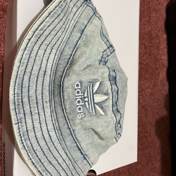 BRAND NEW/NEVER WORN Adidas Denim Bucket Hat. SOLD OUT online! - Picture 2 of 3